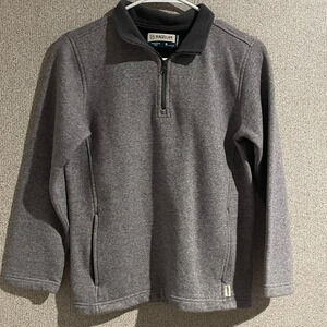 Magellan outdoors gray‎ quarter zip pullover